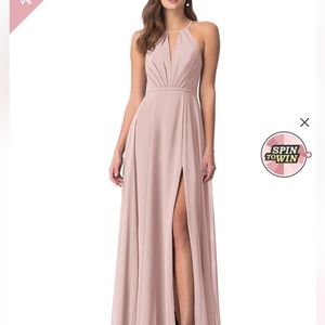 Azazie Evalleen Dress in Dusty Rose, Size A2